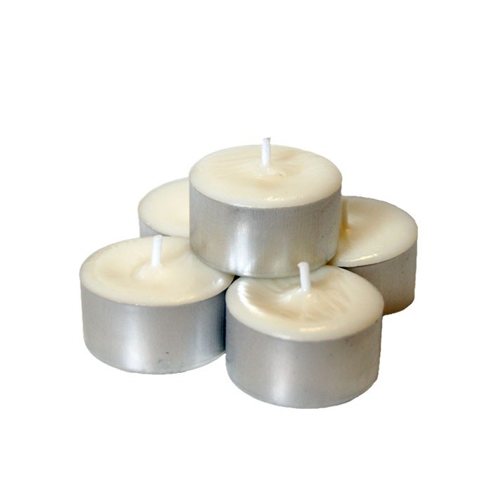 Vela de té de soja con cápsula de aluminio