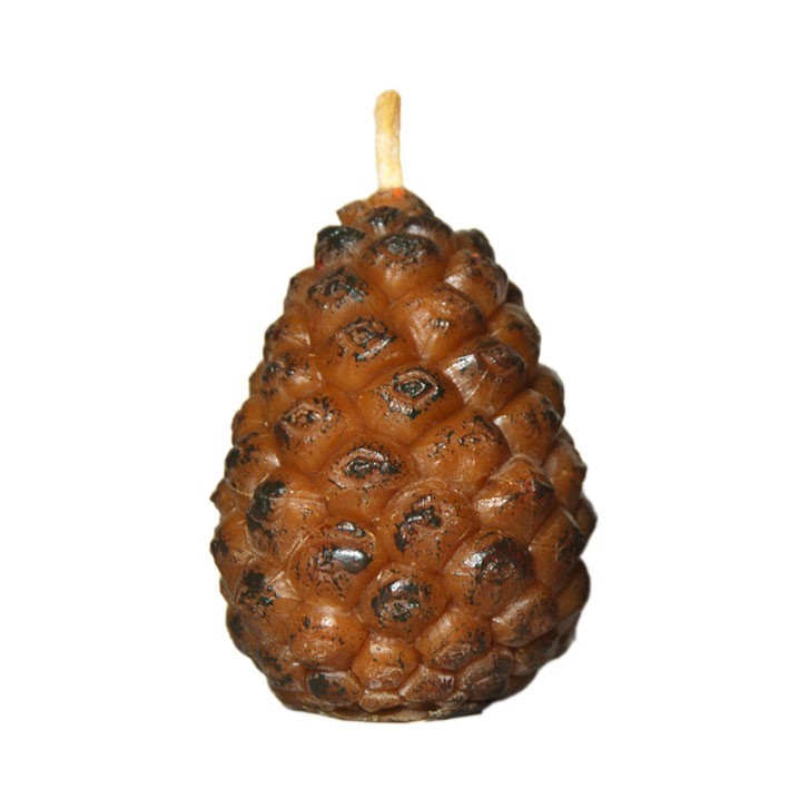 Vela Piña navidad de cera de abeja