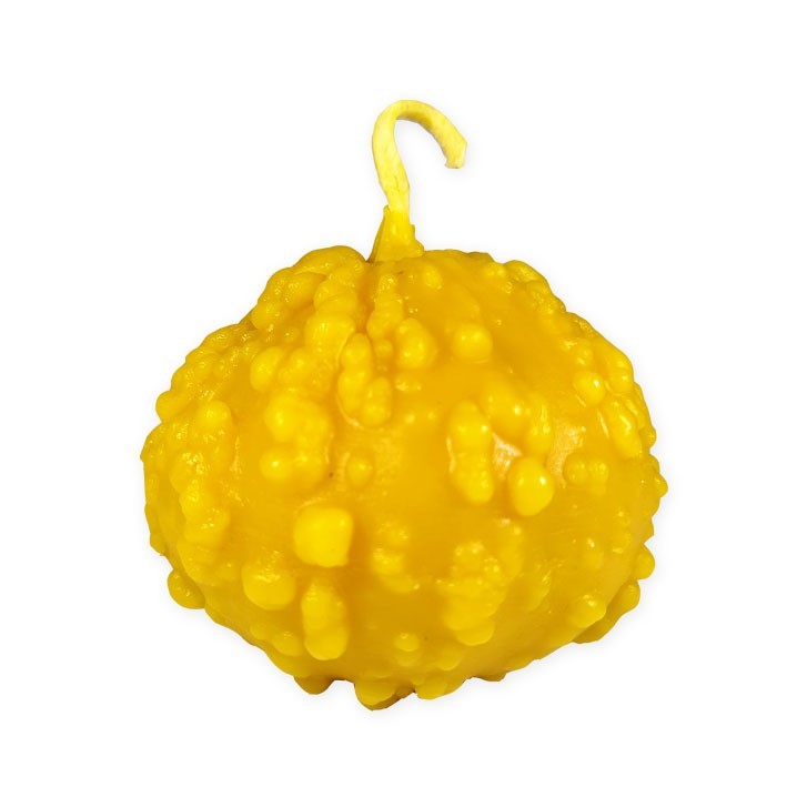 Vela Calabaza verrugas cera natural