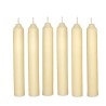 Pack 6 velas Cera Alba 15 x 2 cm.
