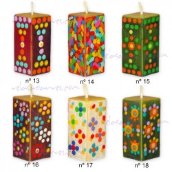 Vela Cubo rectangular bodas