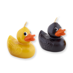 Vela patito de cera de abeja natural