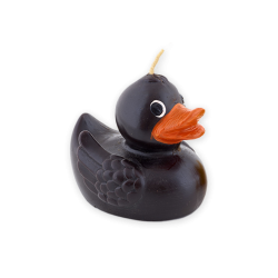 Vela patito vera de abeja negro