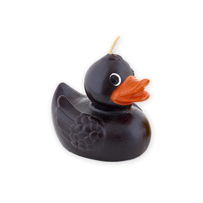 Vela patito vera de abeja negro