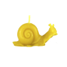 Vela caracol de cera virgen