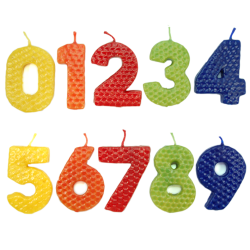 Pack números cumpleaños colores variados