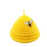 Colmenita de cera virgen con abeja