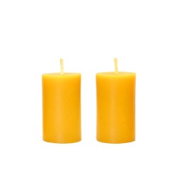 Vela 7 x 4 cm. cera abeja natural