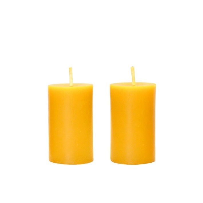 Vela 7 x 4 cm. cera abeja natural