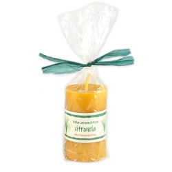 Vela perfumada citronela natural 7x4 cm.