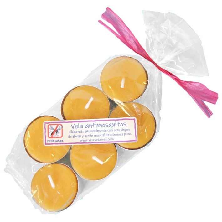 Velas de té perfumadas. Pack de 6 unidades.