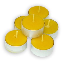 Velas de té base de aluminio